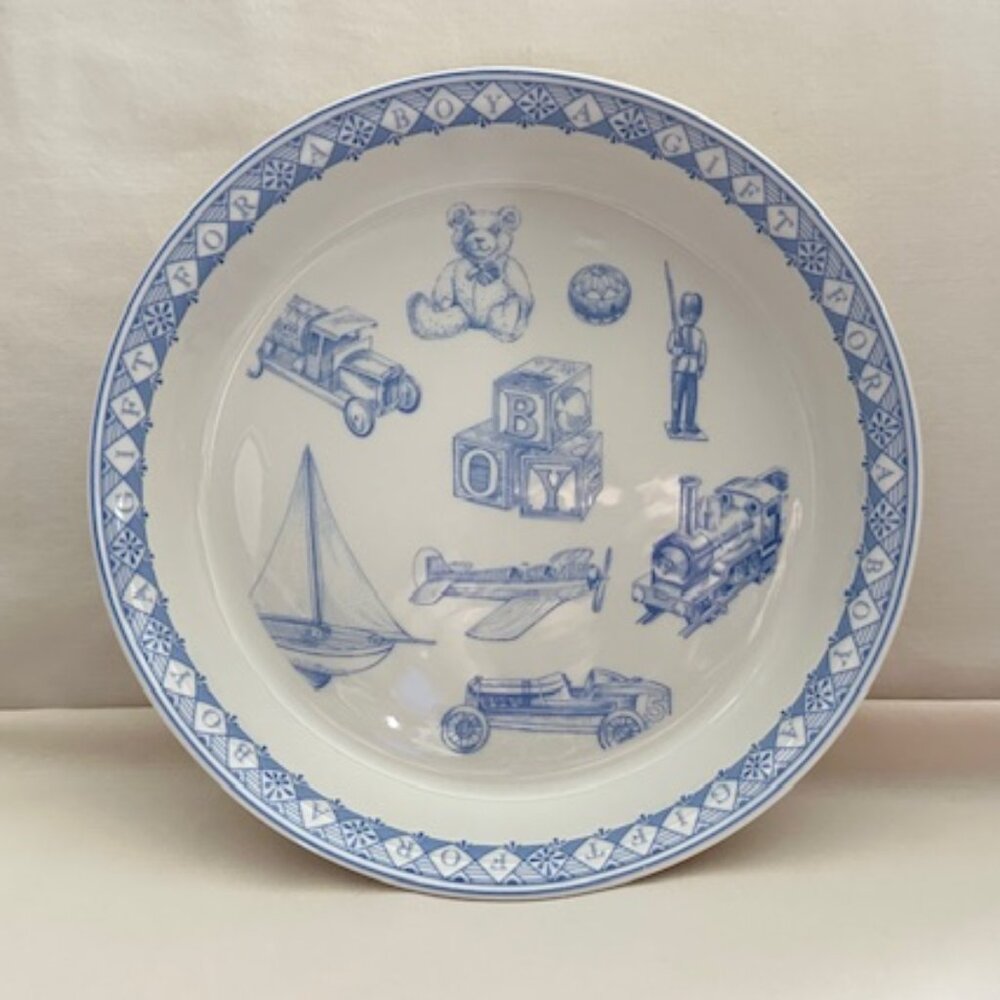 Queen's Bone China Baby Boy Bowl